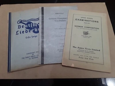 German Composition Grammar & Music Vintage Foreign Language Books Berlin - Image 1 of 4
