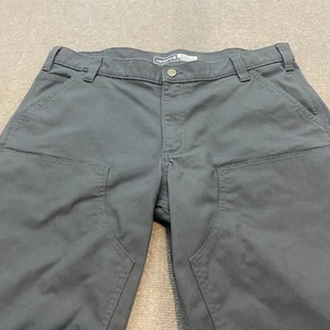 Pantalone Carhartt doppio ginocchio uomo 38x30 grigio invecchiato grunge streetwear largo - Foto 1 di 10