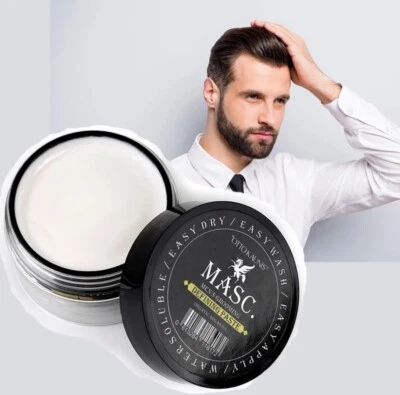 Natural Herbal Hair Styling Pomade - Strong Hold, Organic & Vegan - Image 1 of 4