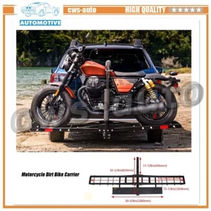 Motorcycle Dirtbike Carrier Tilt Hitch Mount Rack For Nissan Titan A60 2003-2015 - Picture 1 of 10