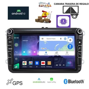 RADIO 8" VW GOLF 5-6 PASSAT POLO TIGUAN - ANDROID 12 - OCTACORE - GPS - CARPLAY - Imagen 1 de 10