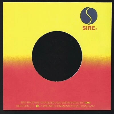 SIRE RECORDS - REPRODUCTION RECORD COMPANY SLEEVES - (pack of 10)