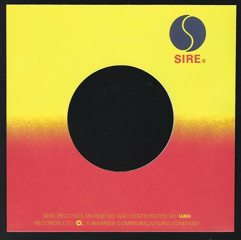 SIRE RECORDS - REPRODUCTION RECORD COMPANY SLEEVES - (pack of 10)
