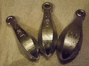 Bank Sinkers 4-12oz, 4-16oz & 4-20oz Bank Sinkers Free Shipping - Picture 1 of 2