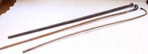 3 Pc Antique Original Fine Handle Wooden Swagger Walking Stick NH3552 - Picture 1 of 5