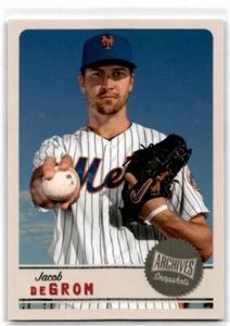 2019 Topps Archives Snapshots Jacob deGrom New York Mets #AS-JD - Picture 1 of 2