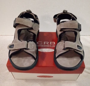 Men's CRB Canyon River Blues VADER taupe/gray suede/leather sandals size 9 - NIB - Picture 1 of 9