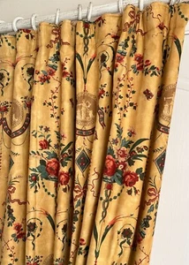 ZOFFANY French Toile gefütterte Vorhänge 52" B 96" T Handarbeit NEU mehrere Paar AV - Bild 1 von 12