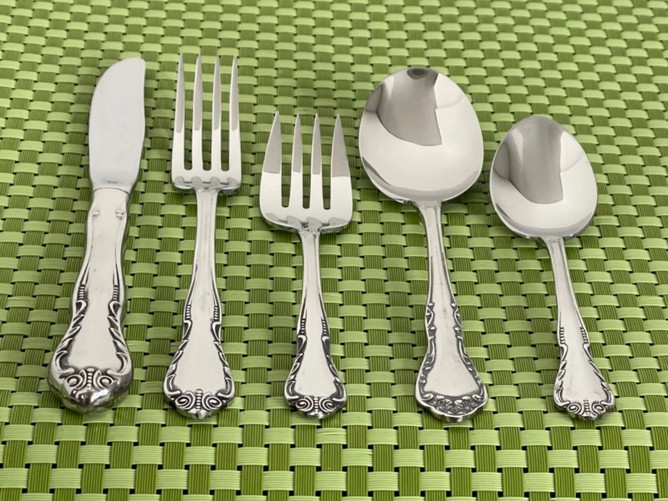 Cubiertos Sears Roebuck BANQUET acero inoxidable tradición brillante elección inteligente E14G Foto 1 de 1