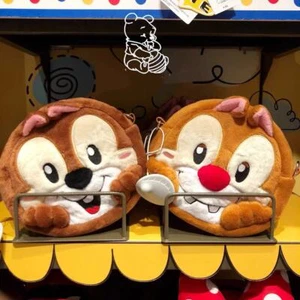 Shanghai Disney Squirrel Chip & Dale Plush Crossbody Small Purse Shoulder Bag - Picture 1 of 5