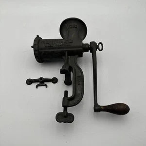 Enterprise No. 10 large food chopper meat grinder, hand cranked - Picture 1 of 5