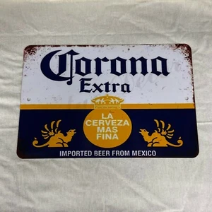 corona beer sign  vintage look beer  sign - Picture 1 of 2