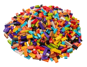 LEGO® Bausteine Steine gemischt - verschiedene Stückzahlen - Basic Steine NEU - Bild 1 von 7