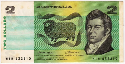 Mazuma *F1623 Australia 1976 $2 HTH 632810 UNC - Image 1 of 2