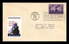 DR JIM STAMPS US COVER TRANSCONTINENTAL RAILROAD FDC SCOTT 922 PASTED ON CACHET