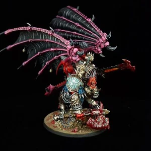 Warhammer 40k Angron Daemon Primarch of Khorne Painted World Eaters Chaos - Picture 1 of 12