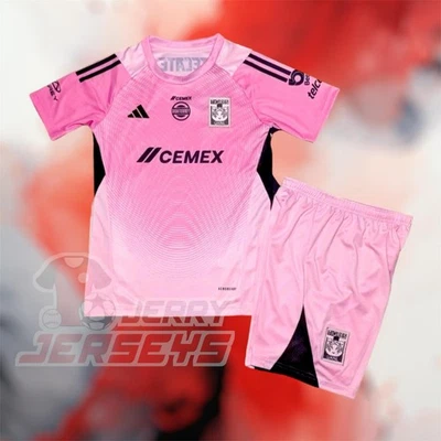 TIGRES UANL PINK GOALKEEPER SOCCER KIDS JERSEY - Image 1 of 4