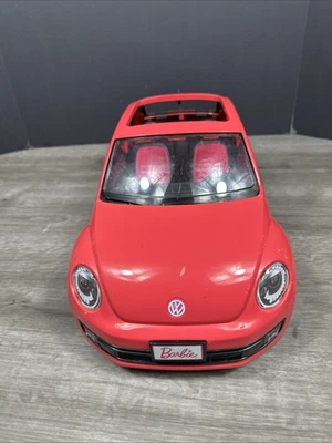 芭比大众甲壳虫汽车粉色美泰 2013 — 第 1/4 张图片