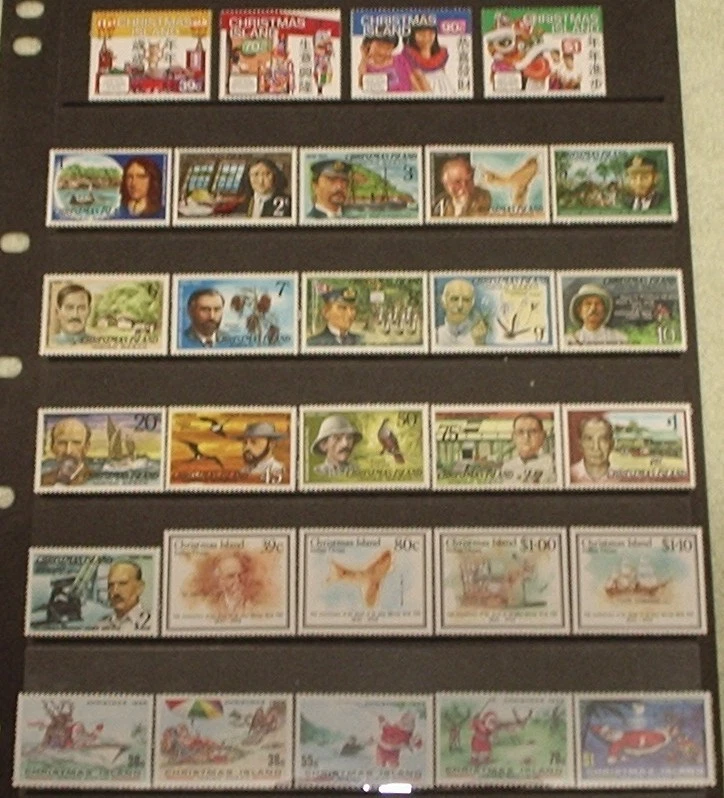 Bulk lot, Christmas Islands - all mint unhinged — 第 1/1 张图片