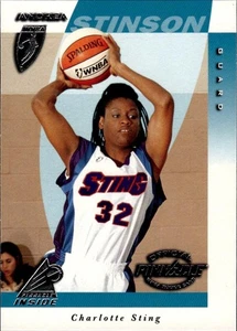 1997 Pinnacle Inside WNBA #37 Andrea Stinson - Picture 1 of 2