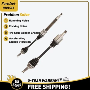 New OE Front CV Axles For 2018-2019 Ford Fiesta Manual Trans. Lifetime Warranty - Picture 1 of 1
