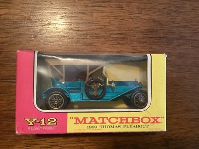 Vintage NOS Matchbox Models Of Yesteryear Y-12 1909 Thomas Flyabout NEW IN BOX - Image 1 of 4