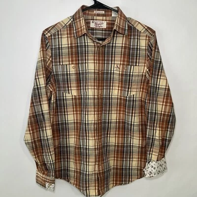 Original Penguin Heritage Slim Fit Button Up Shirt Mens Size S Small Flipcuff - Image 1 of 4