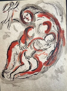 Marc Chagall, "Hagar in der Wüste", 1960, Original Lithographie - Bild 1 von 1