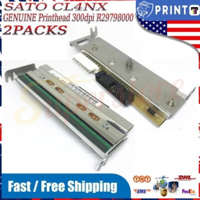 2PCS OEM 300dpi Printhead R29798000 For SATO CL4NX Thermal Label Printer - Image 1 of 4