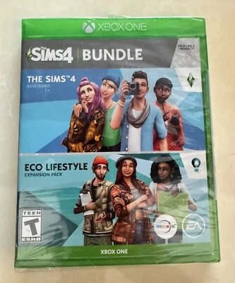 Bundle: The Sims 4 - Plus Eco Lifestyle (Microsoft Xbox One, 2020) New Free Ship - Image 1 of 2
