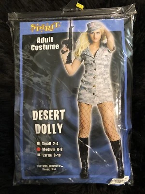 Disfraz de soldado militar Spirit Halloween para mujer Dolly del desierto / M 6-8 Foto 1 de 2