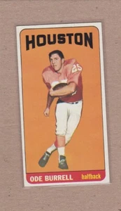 Topps Football Ode Burrell 1965 #71 Oilers en muy buen estado *A37248 - Imagen 1 de 1