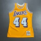 100% Authentic Jerry West Mitchell Ness 71 72 Lakers Jersey Size 40 M Mens