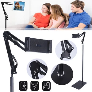 Tablet Halterung Tablet Bodenständer Höhenverstellbarer Metall Tablet Halter - Afbeelding 1 van 12