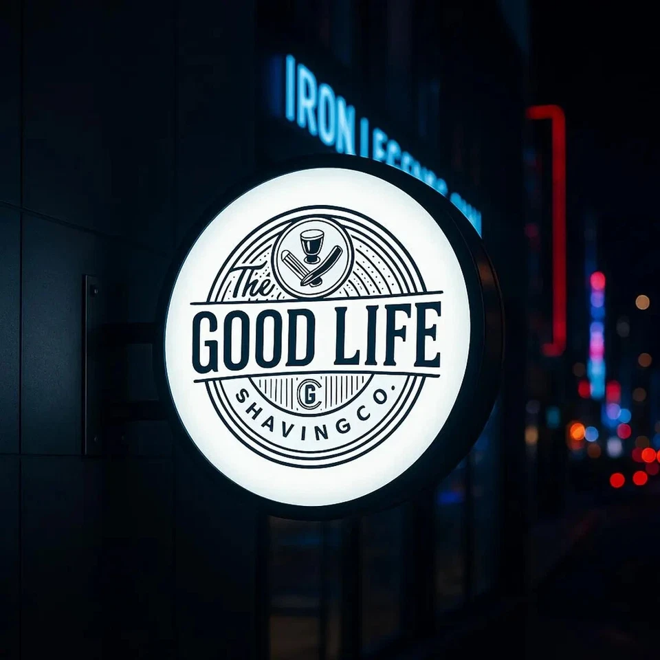 Placa de lâmina de LED personalizada - Caixa de luz 3D logotipo comercial placa de parede de loja - Imagem 1 de 4