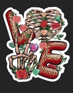 Pegatina del Día de San Valentín - muchos tamaños - se envía desde Pensilvania - Imagen 1 de 3