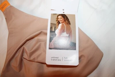 Jockey Suave y Elegante Microfibra Cobertura Completa Sin Forro Sin Alambres Camiseta Sujetador 36 DD Foto 1 de 3