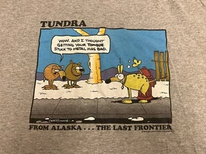 College House For Tundra From The Last Frontier Alaska 2003 Comic Large Shirt - Picture 1 of 6