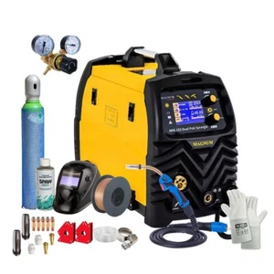 Welder LCD DUAL PULSE MIG/MAG/MMA/WIG Lift/MCU/Synergy/CuSi3/VRD MIG 222 - Picture 1 of 8