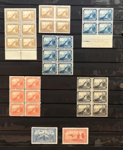 Nicaragua 1862 Momotombo Blocks ⭐ - Picture 1 of 9