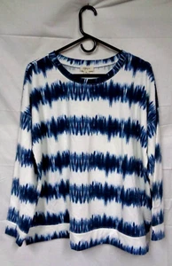 Women's STYLE & CO Long Sleeve SWEATSHIRT TABL 100115634MS Industrial Blue XXL - Picture 1 of 5