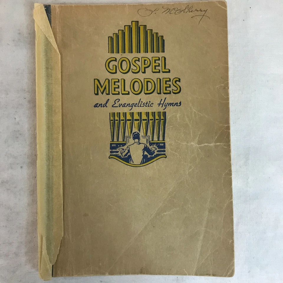 Libro de canciones raro 1944 "Melodías evangélicas e himnos evangelísticos" himnario de J. Harker Foto 1 de 4