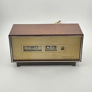 Westclox Direct Reading Dialite Model S29C Flip Clock Style Non-Working - Picture 1 of 10