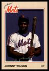 1987 Feder Jackson Mets Johnny Wilson Jackson Mets #17