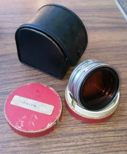 RARE P  Angenieux Paris Size 7 screw-on filter with case DF417B box OO - Picture 1 of 12