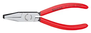 Knipex 9161160 Flat Nose Grozing Pliers Black Plastic Coated 6 1/4 In - Picture 1 of 1