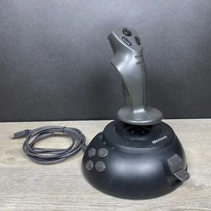 Microsoft Sidewinder PC Computer USB Flight Sim Joystick - # X05-92626 - TESTED - Picture 1 of 7