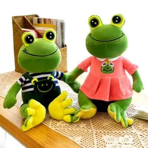 35CM Cartoon Frog Plush Toy Couple Lnternet Celebrity Children's Dolls Mall D - Picture 1 of 6