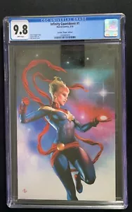 Infinity Countdown #1 Captain Marvel Virgin Variant CGC 9,8 - Imagen 1 de 2