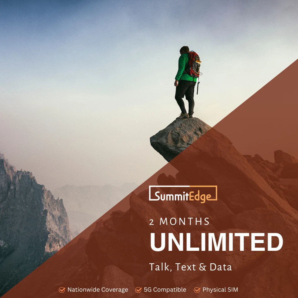 Unlimited Talk, Text, and Data - 2 Months Prepaid Mobile Phone Service Plan - Image 1 of 1